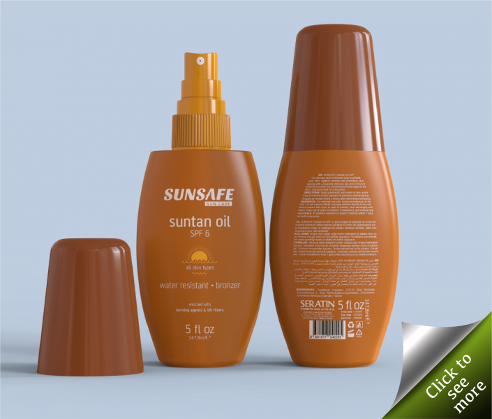 5 OZ Premium Series Suntan Oil SPF 6 / 10 / 20 / 30