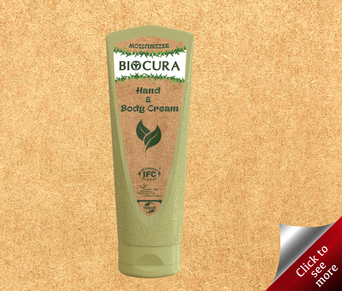 Natural Hand & Body Cream…180ml